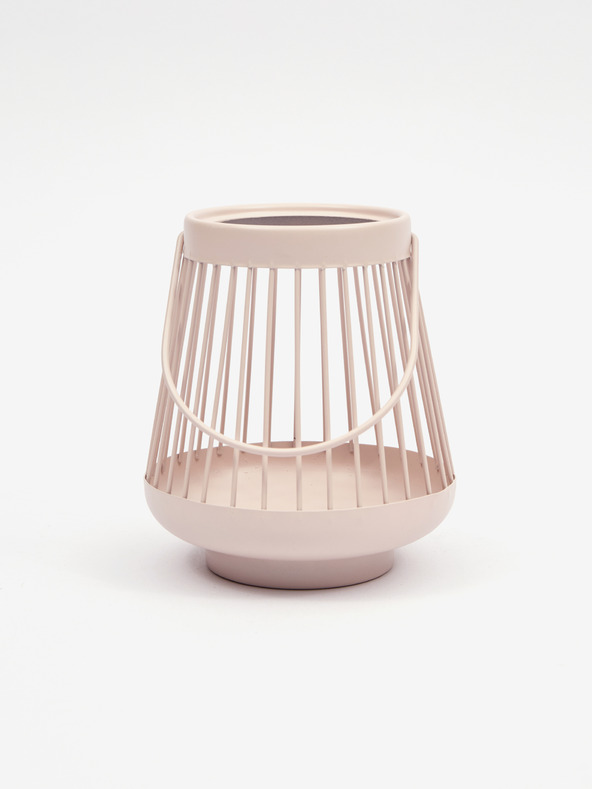 Kaemingk Světle růžový svícen Kaemingk