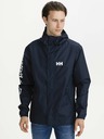 Helly Hansen Tmavě modrá pánská voděodolná lehká bunda s kapucí HELLY HANSEN Ervik