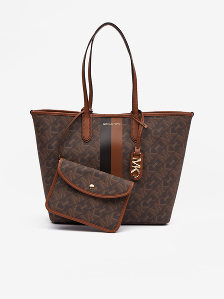 Michael Kors Tmavě hnědá dámská kabelka Michael Kors Eliza Open Tote