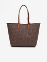 Michael Kors Tmavě hnědá dámská kabelka Michael Kors Eliza Open Tote