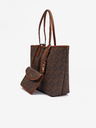 Michael Kors Tmavě hnědá dámská kabelka Michael Kors Eliza Open Tote