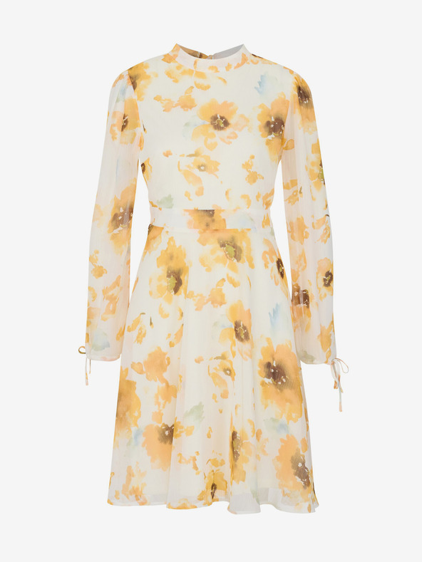 Orsay Bílé dámské květinové šaty ORSAY