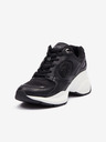 Michael Kors Černé dámské tenisky s koženými detaily Michael Kors Zuma Active Trainer