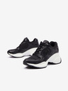 Michael Kors Černé dámské tenisky s koženými detaily Michael Kors Zuma Active Trainer