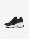 Michael Kors Černé dámské tenisky s koženými detaily Michael Kors Zuma Active Trainer