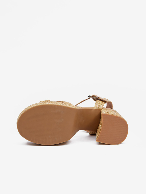 Orsay Hnědé dámské sandály na podpatky ORSAY