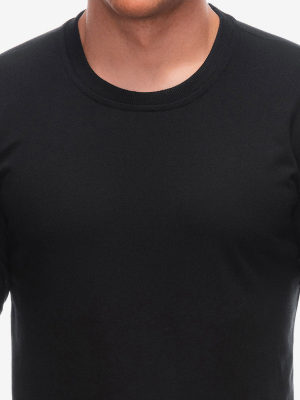 Edoti Černá pánská basic mikina Edoti