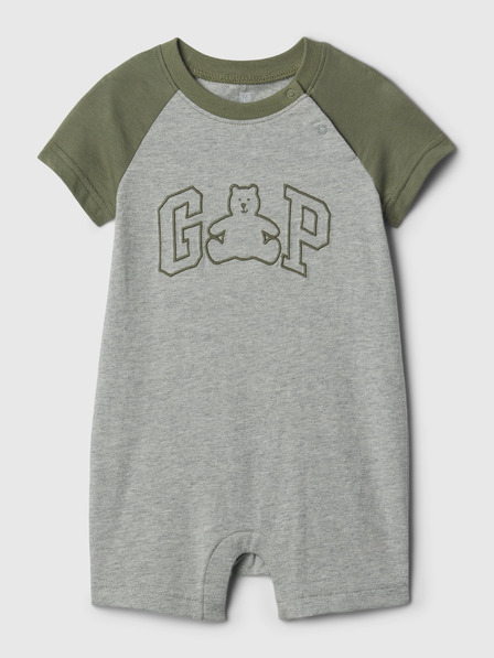 GAP Baby krátký overal s logem GAP
