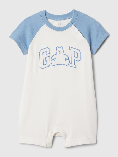 GAP Baby krátký overal s logem GAP