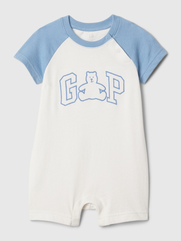 GAP Baby krátký overal s logem GAP
