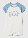 GAP Baby krátký overal s logem GAP