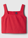 GAP Lněný crop top GAP