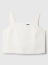 GAP Lněný crop top GAP
