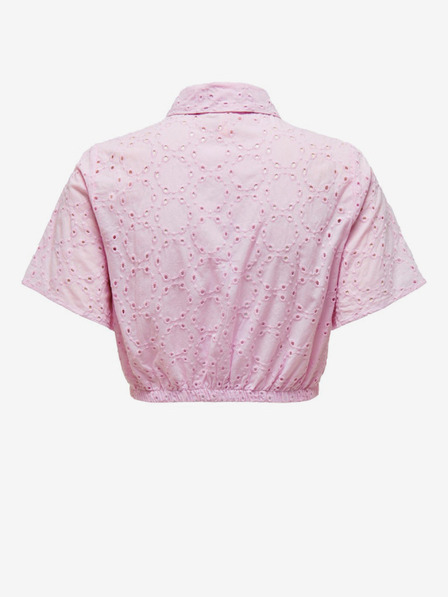 ONLY Růžová dámská zkrácená košile ONLY Kala Alicia