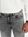 Ombre Clothing Šedé pánské straight fit džíny Ombre Clothing