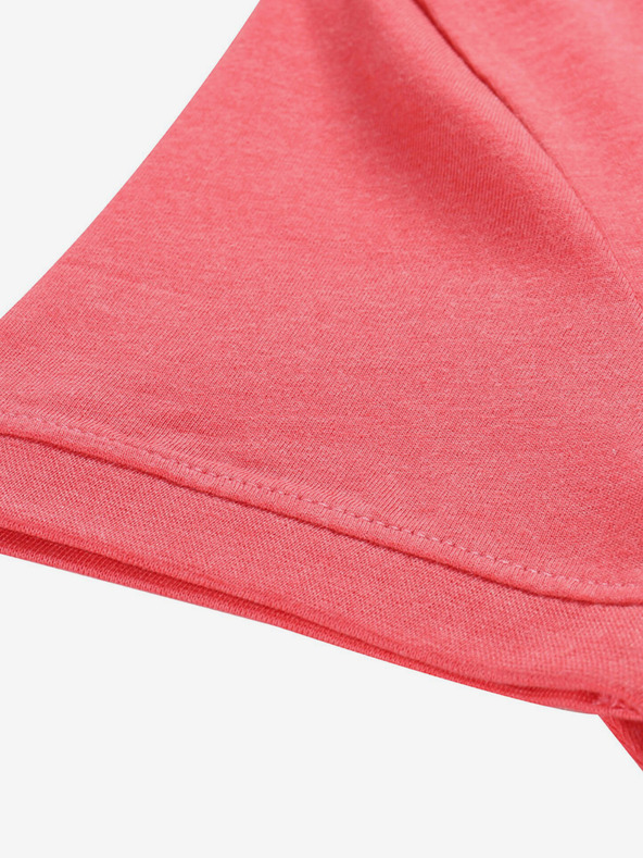 ALPINE PRO Červené dámské sportovní tričko s potiskem ALPINE PRO Nega