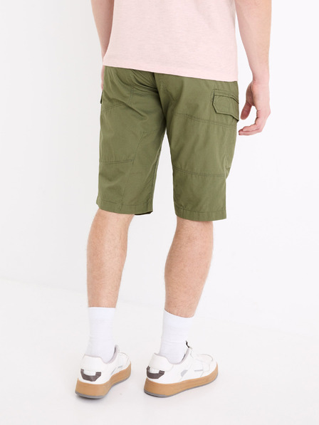 Celio Khaki pánské kraťasy Celio Bocourtbm1
