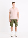 Celio Khaki pánské kraťasy Celio Bocourtbm1