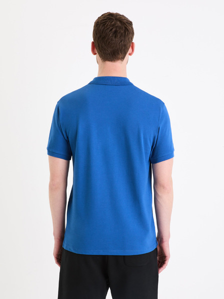 Celio Modré pánské polo tričko Celio Teone