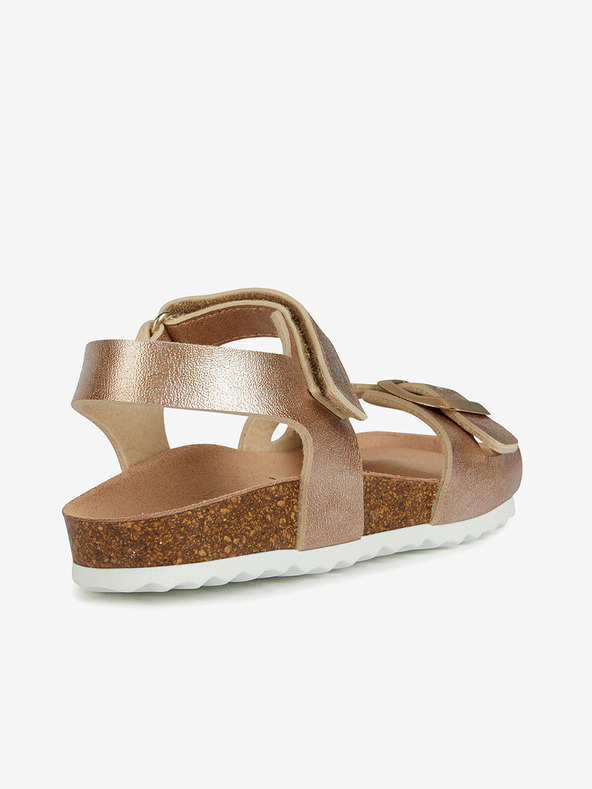 Geox Holčičí sandály ve zlatorůžové barvě Geox Adriel