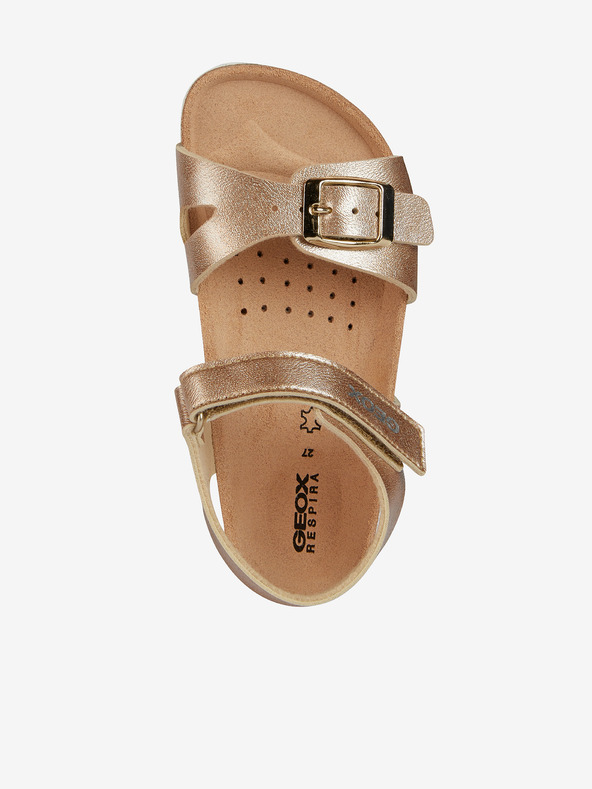 Geox Holčičí sandály ve zlatorůžové barvě Geox Adriel