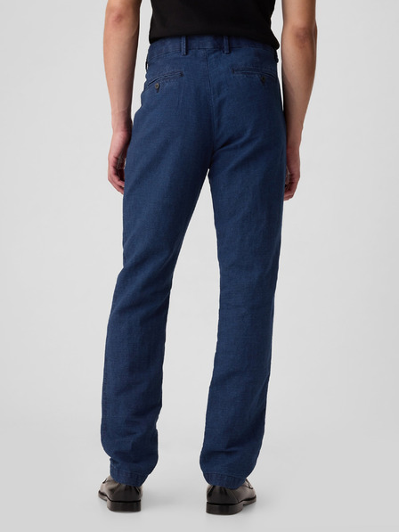 GAP Lněné kalhoty Slim GAP