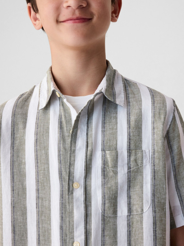 GAP Dětská lněná košile GAP