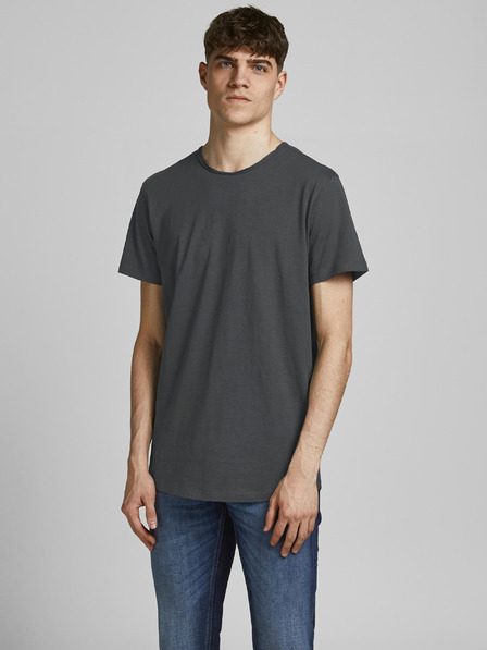 Jack & Jones Tmavě šedé basic tričko Jack & Jones Basher