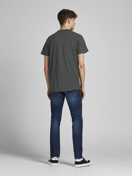 Jack & Jones Tmavě šedé basic tričko Jack & Jones Basher