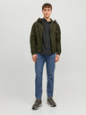 Jack & Jones Tmavě zelená pánská kostkovaná košile Jack & Jones Gingham