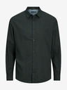 Jack & Jones Tmavě zelená pánská kostkovaná košile Jack & Jones Gingham