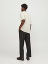 Jack & Jones Béžové pánské tričko Jack & Jones Bradley
