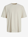 Jack & Jones Béžové pánské tričko Jack & Jones Bradley