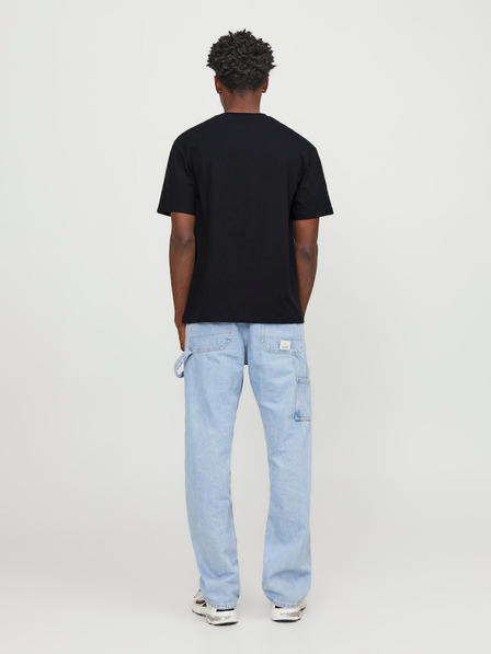 Jack & Jones Černé pánské tričko Jack & Jones Vesterbro