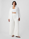 GAP Mušelínové kalhoty wide leg GAP