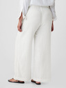 GAP Mušelínové kalhoty wide leg GAP