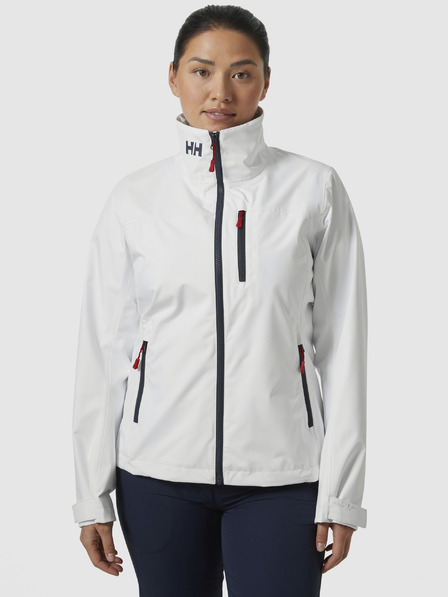 Helly Hansen Bílá dámská sportovní bunda HELLY HANSEN Crew Jacket 2.0