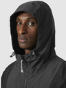 Helly Hansen Šedo-černá pánská sportovní bunda HELLY HANSEN Rig Rain Jacket