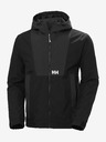 Helly Hansen Šedo-černá pánská sportovní bunda HELLY HANSEN Rig Rain Jacket
