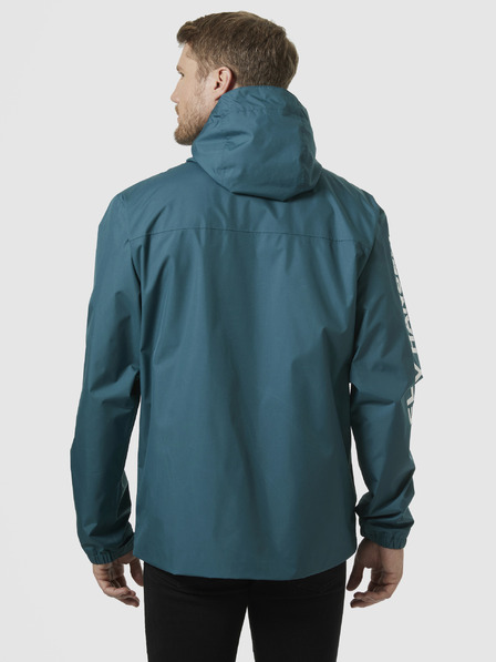 Helly Hansen Petrolejová pánská voděodolná lehká bunda s kapucí HELLY HANSEN Ervik