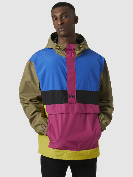 Helly Hansen Růžovo-zelená pánská lehká bunda HELLY HANSEN Play Anorak