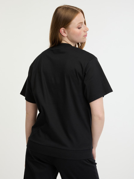 HUGO Černé dámské tričko HUGO Dina T-shirt