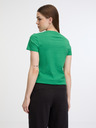 Puma Zelené dámské tričko Puma ESS+ Script Tee