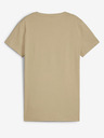 Puma Béžové dámské tričko Puma ESS+ Metallic Logo Tee