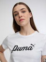 Puma Bílé dámské tričko Puma ESS+ Script Tee