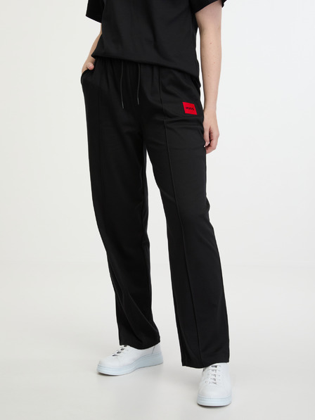 HUGO Černé dámské tepláky HUGO Dina Pants