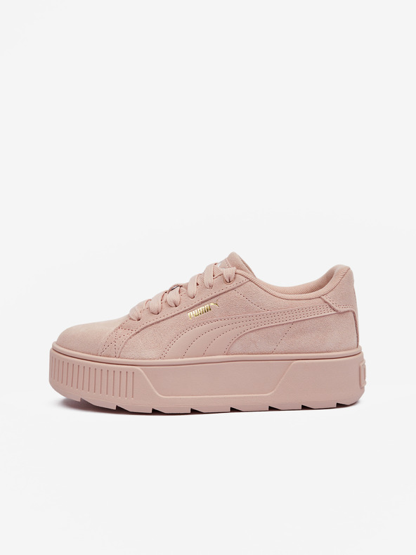Puma Starorůžové dámské semišové tenisky Puma Karmen