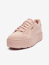 Puma Starorůžové dámské semišové tenisky Puma Karmen