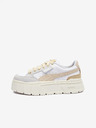 Puma Béžovo-bílé dámské kožené tenisky Puma Mayze Stack Luxe Wns