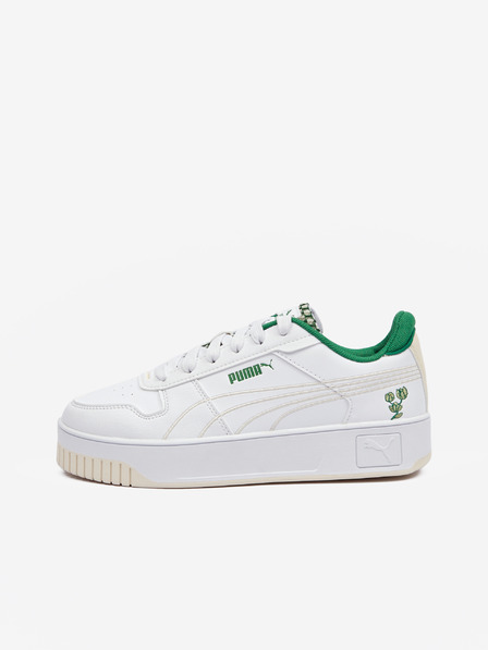 Puma Bílé dámské tenisky Puma Carina Street Blossom